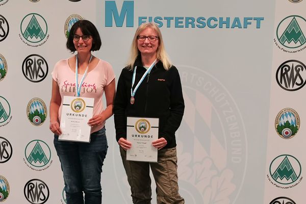 Dagmar Witzgall, 3. Platz bei bayerischer Meisterschaft Luftgewehr Damen II